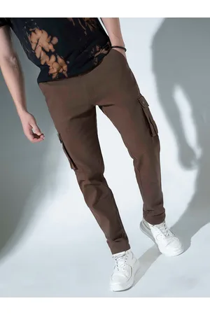 Buy Green Trousers & Pants for Men by Hubberholme Online | Ajio.com