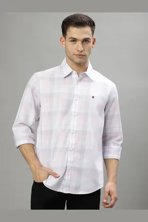 ICONIC Men Tartan Checked Pure Cotton Casual Shirt
