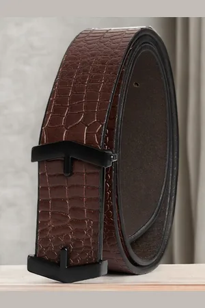 WROGN Men Textured Leather Belt
