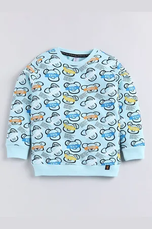 Ginie Boys Conversational Printed Cotton Sweatshirt