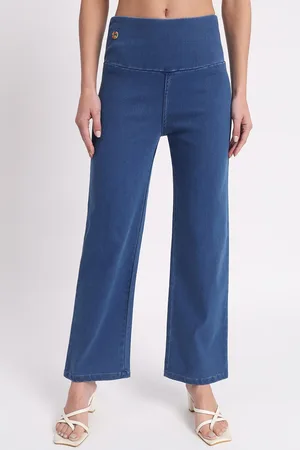 AngelFab Women Relaxed Fit Cotton Denim Jeggings