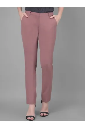 Crimsoune Club Women Slim Fit Formal Trousers