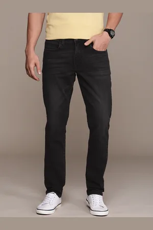WROGN Men Straight Fit Light Fade Stretchable Jeans