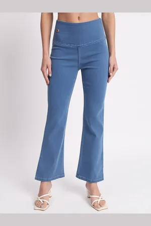 AngelFab Women Relaxed Fit Cotton Denim Jeggings