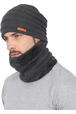 FabSeasons Unisex Grey Solid Beanie