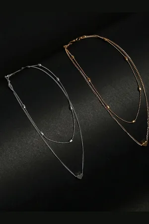 DressBerry Set Of 2 Gold-Plated Chain