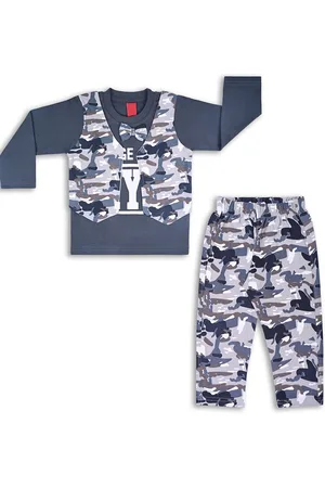 Wish Karo Infant Boys Printed T-Shirt With Trouser & Waistcoat