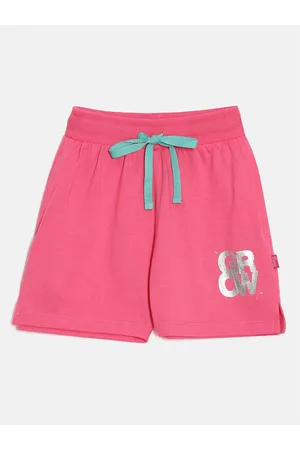 DIXCY SCOTT Girls Mid-Rise Cotton Shorts