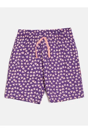 DIXCY SCOTT Girls Conversational Printed Cotton Shorts