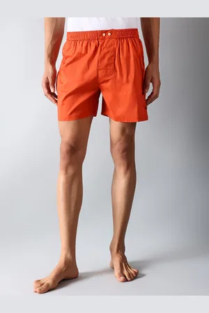 Fabindia Men Mid Rise Above Knee Cotton Shorts