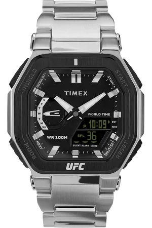 Timex Men Stainless Steel Bracelet Style Straps Analogue Watch TW2V84600X6