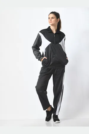BAESD Colorblocked Mock Collar Tracksuits
