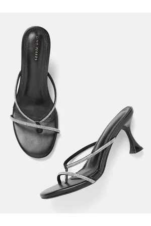 Lino Perros Rhinestones Embellished Party Slim Heels
