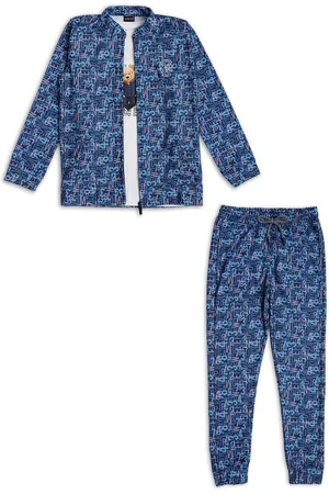 CAVIO Boys Printed T-shirt & Shirt With Joggers Clothing Set