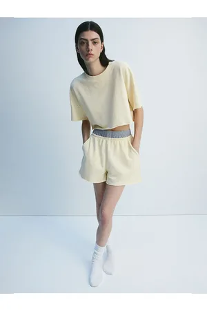 H&M Cropped Short-Sleeved Sweatshirt