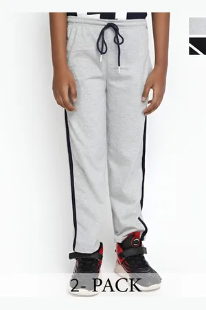 FRENCH KLEIDER Boys Pack Of 2 Mid-Rise Cotton Joggers