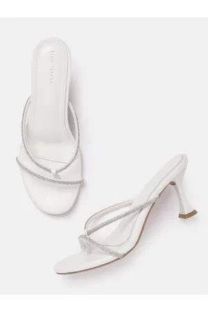 Lino Perros Rhinestones Embellished Party Slim Heels