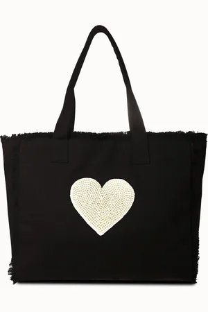 earthbags Embellished Structured Tote Bag