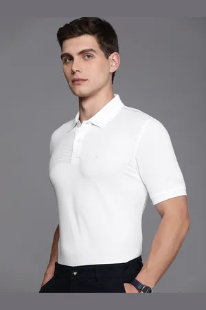 Louis Philippe Men Polo Collar T-shirt