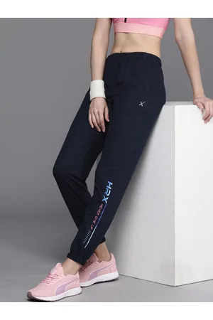 SAVE ₹1235 on HRX By Hrithik Roshan HRX by Hrithik Roshan Women Black Solid  Training Track Pants | Best Offer in India