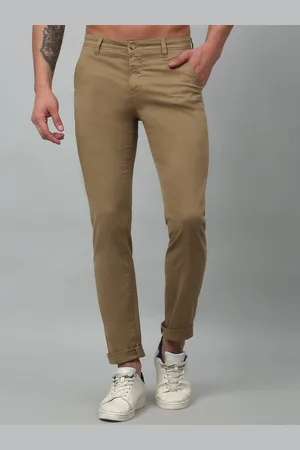 CANTABIL Men Mid-Rise Cotton Trousers