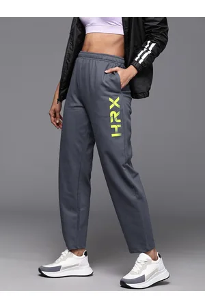 HRX by Hrithik Roshan Women Grey Melange Track Pants Price in India, Full  Specifications & Offers | DTashion.com