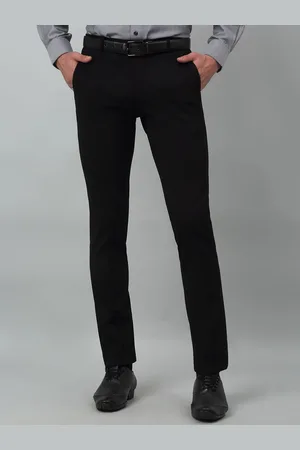 CANTABIL Men Mid-Rise Cotton Formal Trousers