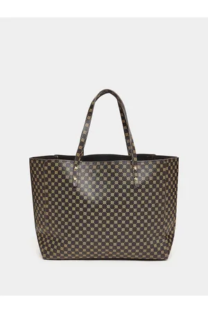 Styli Monogram Printed Oversized Shopper Tote Bag