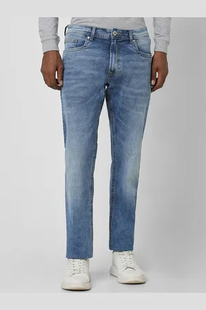 Peter England Men Mid Rise Clean Look Stretchable Jeans