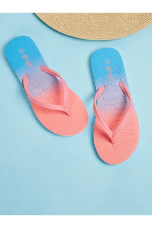 Lifestyle Women Colourblocked Thong Flip-Flops