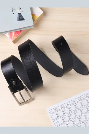 Provogue Men Textured Leather Formal Belt