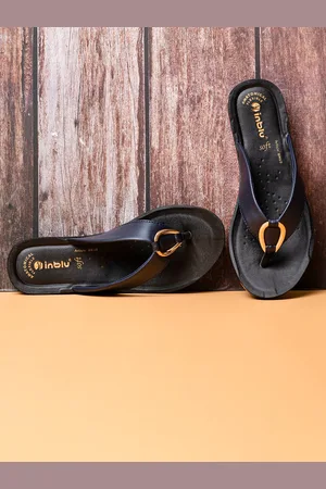 Inblu Women Lightweight & Anti Skid Open Toe Flats