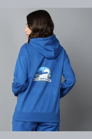 Roadster Women Graphic Printed Hooded Sweatshirt