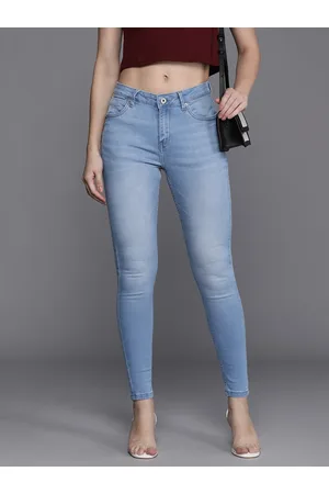 Kenneth Cole Women Skinny Fit Light Fade Stretchable Jeans