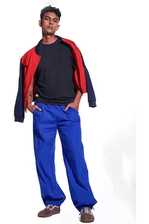 IZF Women High Rise Cotton Oversized Parachute Trousers