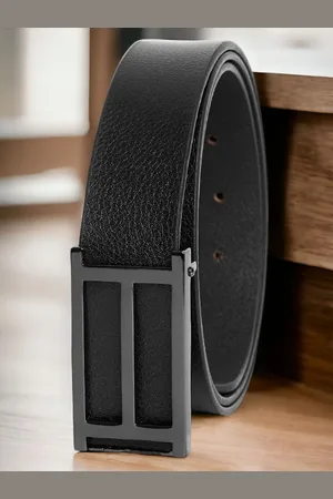WROGN Men Textured Leather Formal Belt