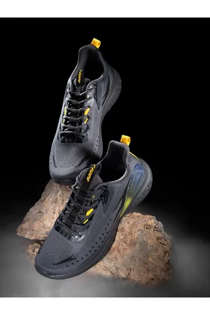 Red Chief Men Grey Mesh Running Shoes