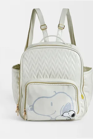 MiArcus Kids Peanuts Textured Lightweight Vegan Leather Diaper Bag