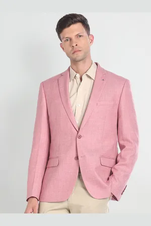 Arrow Single Breasted Notched Lapel Collar Formal Blazer