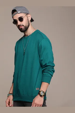 Roadster Men Solid Sweatshirt