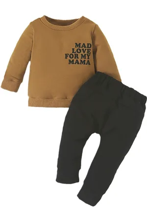 Stylecast Boys Brown Sweatshirt with Joggers