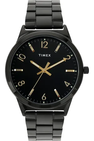 Timex Men Brass Dial & Stainless Steel Bracelet Style Straps Analogue Watch- TWTG100SMU01