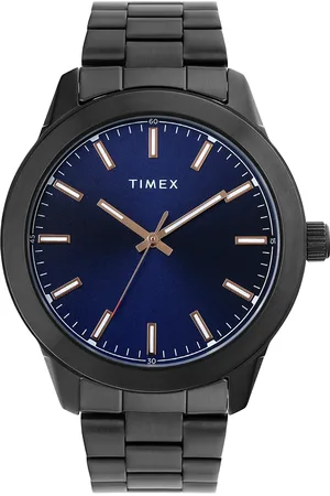 Timex Men Brass Dial & Stainless Steel Bracelet Style Straps Analogue Watch- TWEG185SMU13