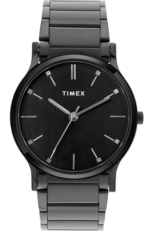 Timex Men Brass Dial & Stainless Steel Bracelet Style Straps Analogue Watch- TWNTG09SMU11