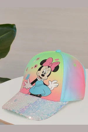 Kidsville Girls Minnie Mouse Printed Baseball Caps