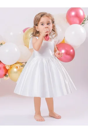 Stylecast Girls White Sleeveless Balloon Mini Dress
