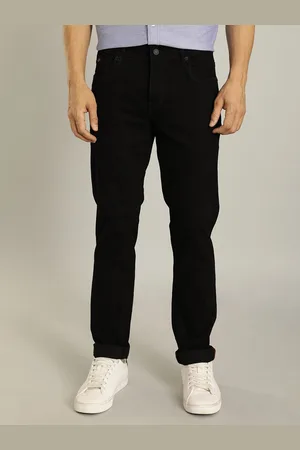 Indian Terrain Men Brooklyn Slim Fit Mid-Rise Dark Shade Clean Look Stretchable Jeans