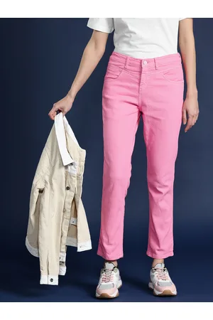 Mast & Harbour Women Straight Fit Stretchable Jeans