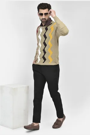 Crimsoune Club Geometric Printed Long Sleeves Pullover