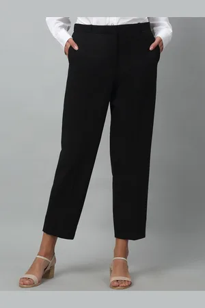 CANTABIL Women Mid Rise Cropped Trousers